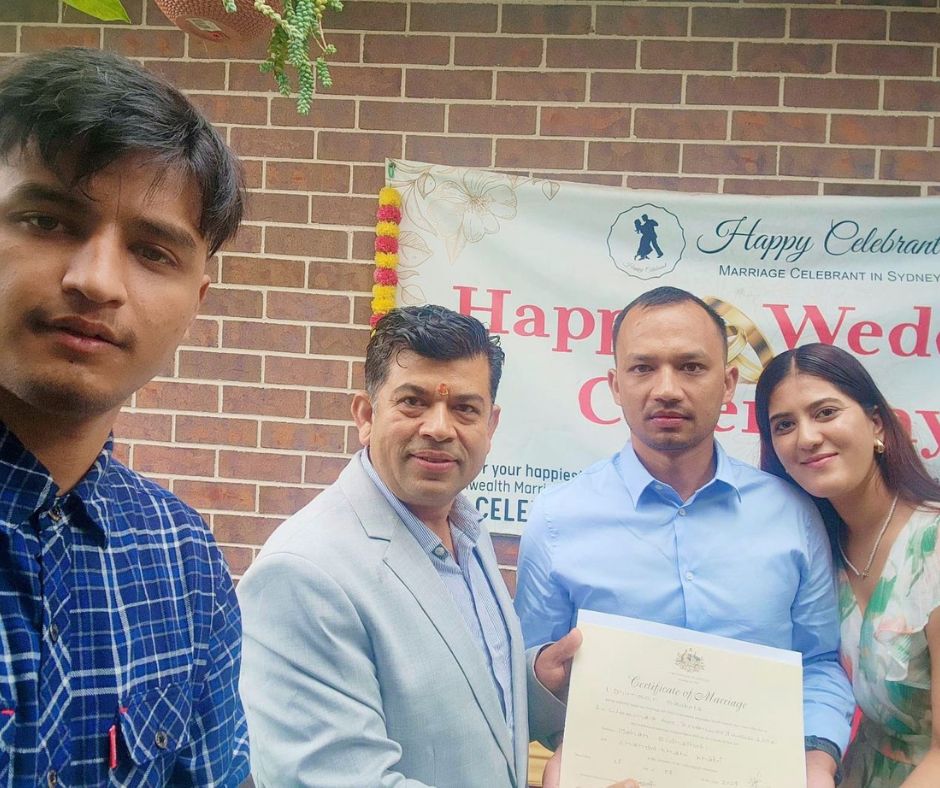 Nepali Marriage Celebrant in Sydney - Happy Celebrant-2 Nepali Marriage Celebrant in Sydney - Happy Celebrant-2